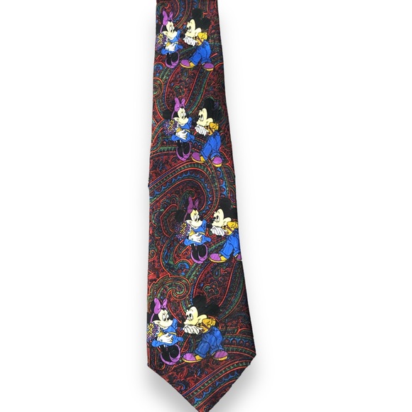 Disney Mickey Mouse Vintage Paisley Tie - Picture 5 of 8